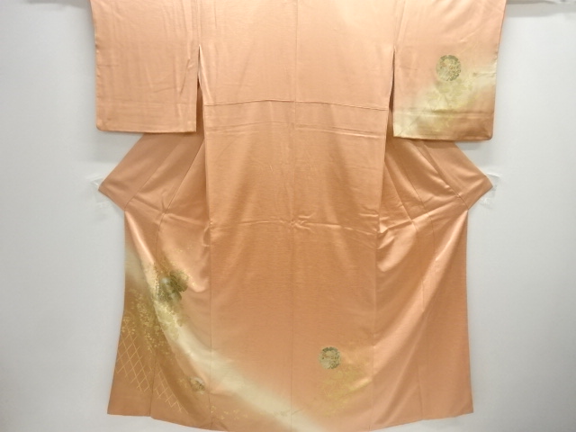 JAPANESE KIMONO / HOMONGI / FLORAL PLANTS